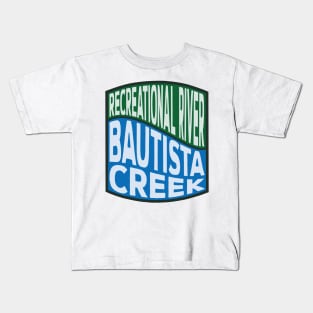 Bautista Creek Recreational River wave Kids T-Shirt